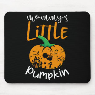 Mummy's Little Pumpkin Halloween Pregnancy Reveal Mouse Pad