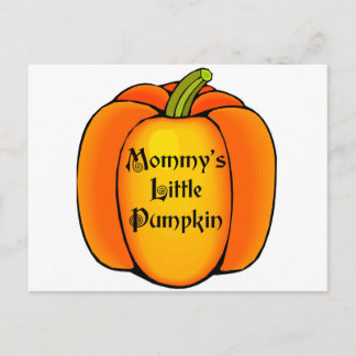 Mummy's Little Pumpkin Postcard