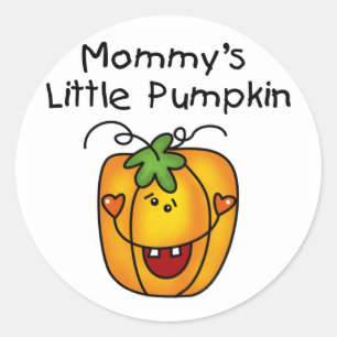 Mummy's Little Pumpkin T-shirts and Gifts Classic Round Sticker