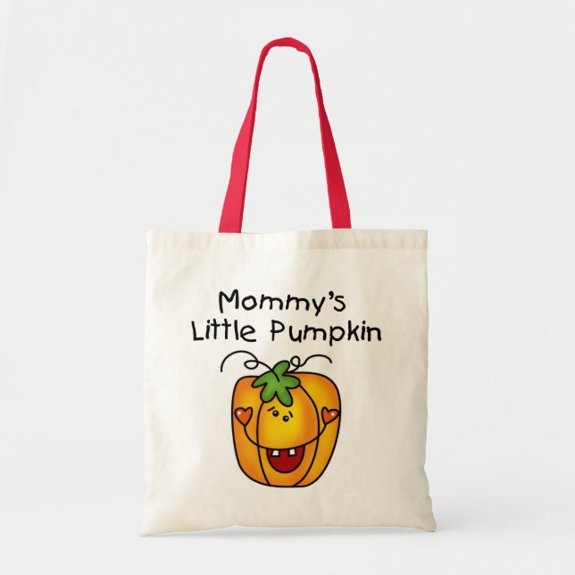 Mummy's Little Pumpkin T-shirts and Gifts Tote Bag (Front)