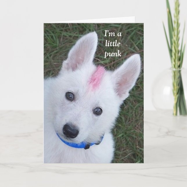 Mummy's little punk card (Front)