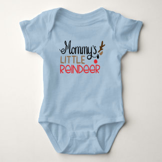 Mummy's Little Reindeer Christmas Baby Bodysuit