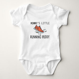 Mummy's Little Running Buddy Running Baby Bodysuit