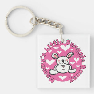 Mummy's Little Snuggle Bunny Key Ring