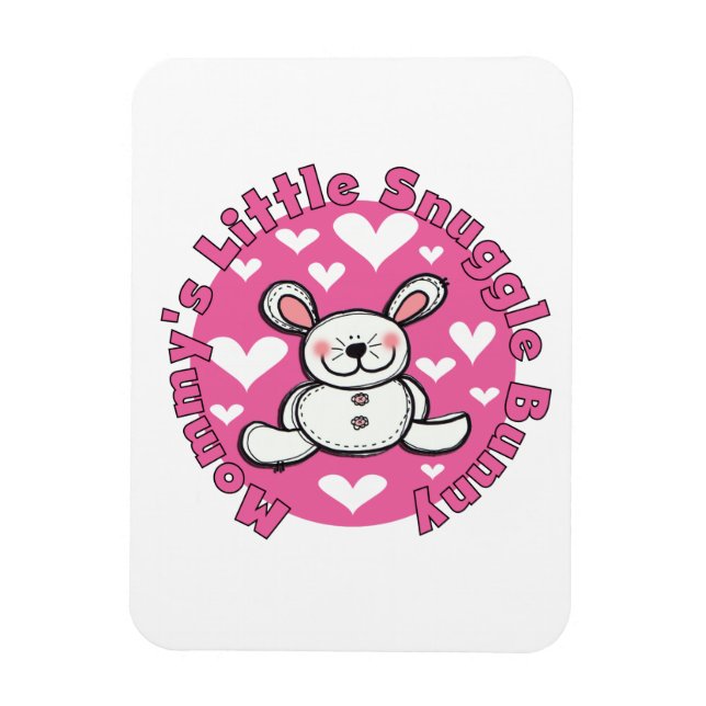Mummy's Little Snuggle Bunny Magnet (Vertical)
