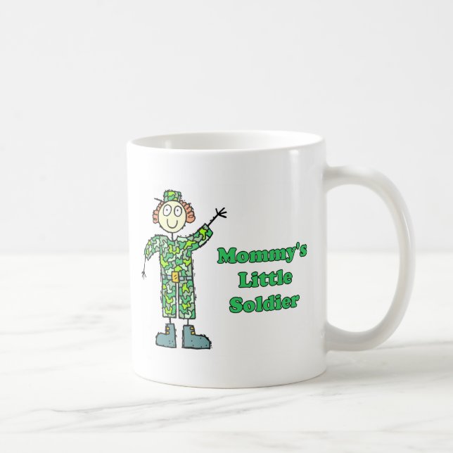 Mummy's Little Soldier Coffee Mug (Right)