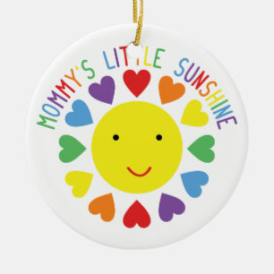 Mummy's Little Sunshine Ceramic Ornament