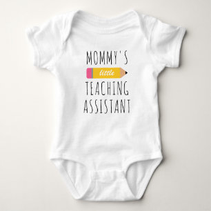 Mummy's Little Teaching Assistant Teacher Mum Baby Bodysuit