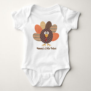 Mummy's Little Turkey Baby Shirt