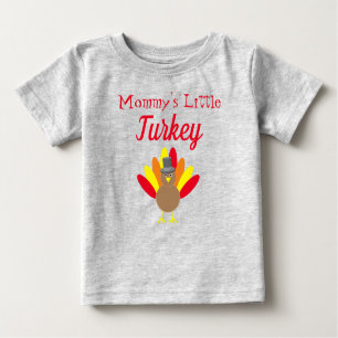 Mummy's Little Turkey Baby T-Shirt