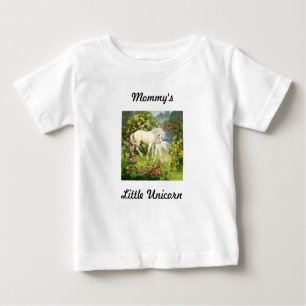 Mummy's Little Unicorn Baby T-Shirt