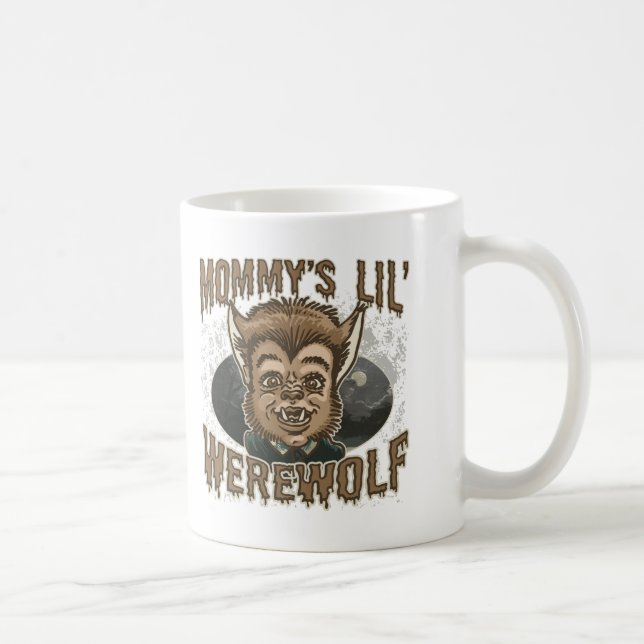 Mummy's Little Werewolf Coffee Mug (Right)