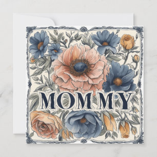 Mummy's Love: Heartfelt Embrace Holiday Card