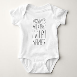 Mummy's milk bar VIP member Baby Jersey Bodysuit