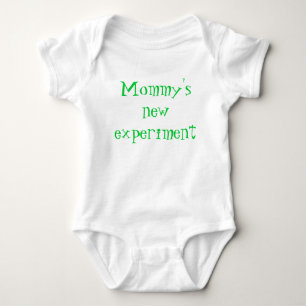 Mummy's new experiment baby bodysuit
