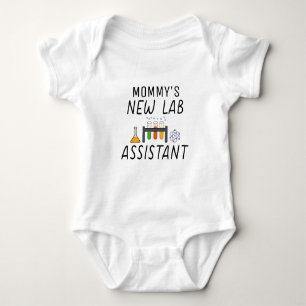 Mummy's New Lab Assistant   Doctor Mum Baby Bodysuit