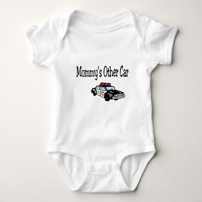 Mummy's Other Car Baby Bodysuit (Front)
