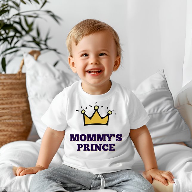 Mummy's prince  baby T-Shirt (Creator Uploaded)