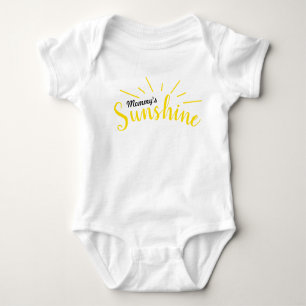 Mummy's sunshine baby bodysuit