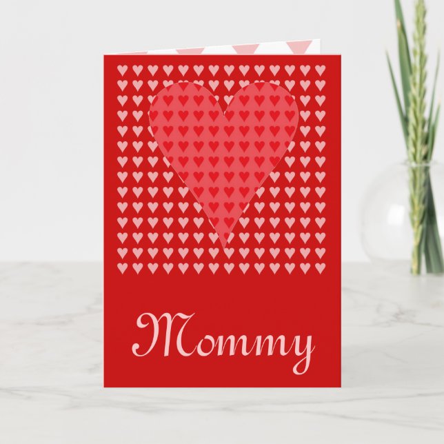 Mummy's Valentine Holiday Card (Front)