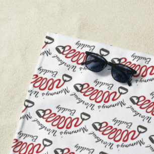 Mummy's Workout Buddy Exercise Resistance Bands Beach Towel