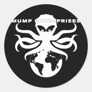 Mump Enterprises [white Iteration]  Classic Round Sticker