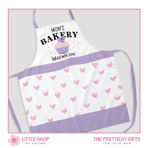Mum's Bakery Pink Cupcake Mother's Day Apron