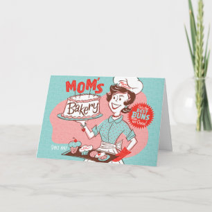 Mum's Bakery Retro Mother's Day Card