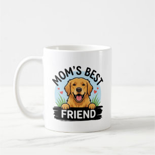 Mum's Best Friend Golden Retriever Dog Mum Mug