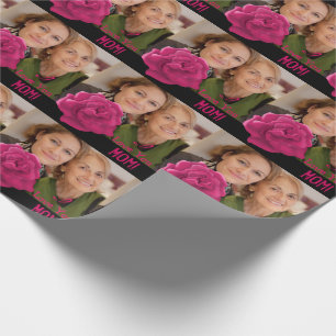 Mum's birthday photo text Wrapping Paper