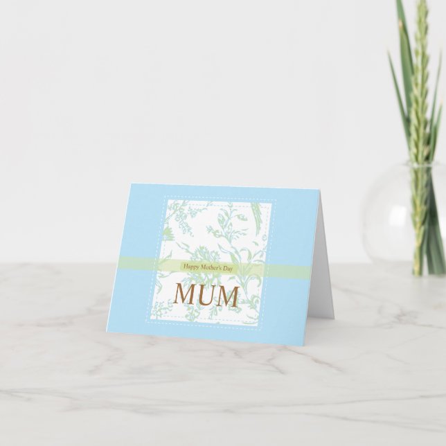 Mums_blue_ellies by Rockeelicious.com Card (Front)