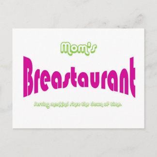 Mum's Breastaurant Postcard