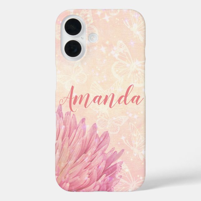Mums & Butterflies Custom Case-Mate iPhone Case (Back)