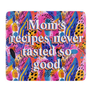 Mum's chopping board Abstract cooking