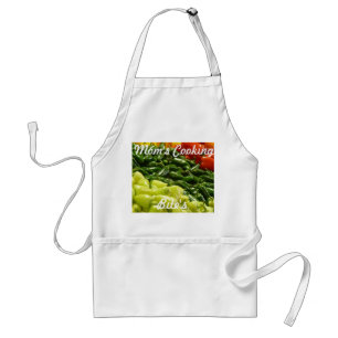 Mum's Cooking Bites Apron, White Standard Apron