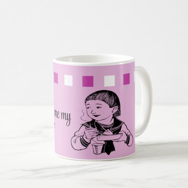 Mum's Cooking: Foodie Girl's Favourite Coffee Mug (Front Right)