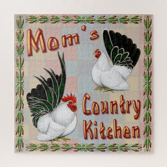 Mum's Country Kitchen Jigsaw Puzzle (Vertical)