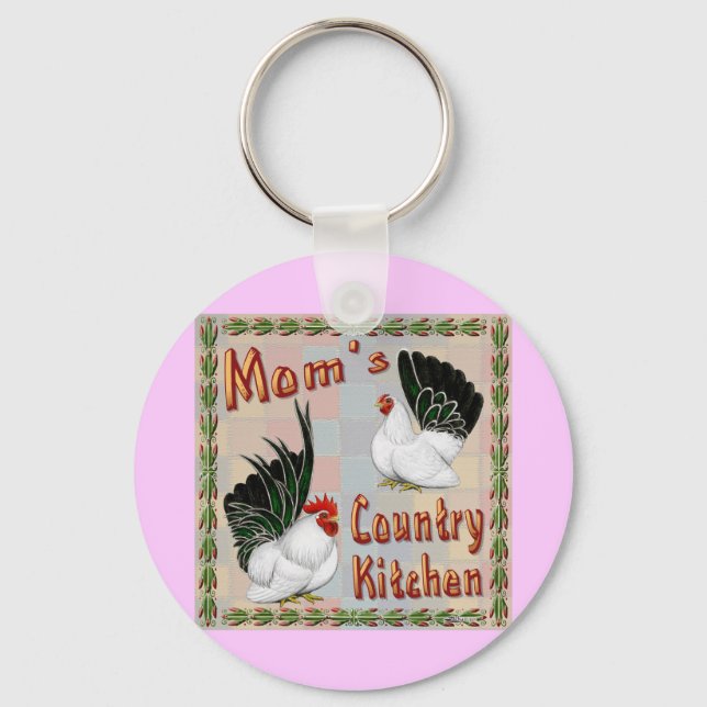 Mum's Country Kitchen Key Ring (Front)