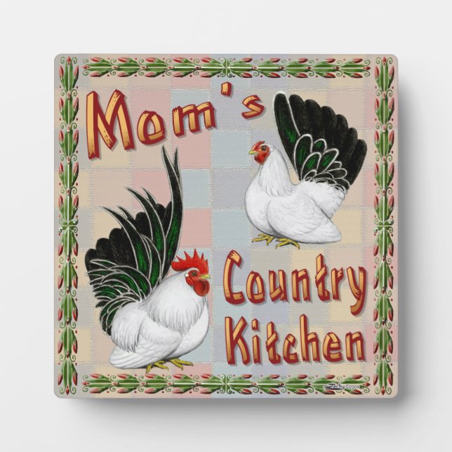 Mum's Country Kitchen Plaque (Front)