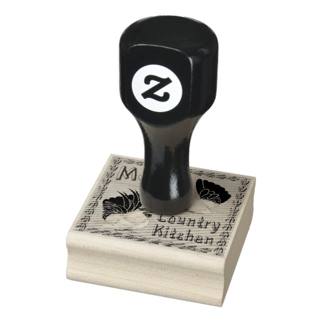Mum's Country Kitchen Rubber Stamp (Stamp)