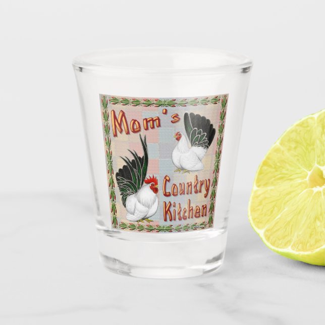 Mum's Country Kitchen Shot Glass (Front)