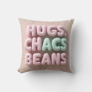 Mum's Daily Essentials - Hugs, Chaos & Coffee Cushion