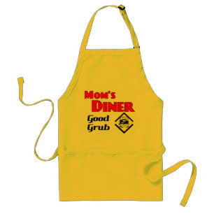 Mum's Diner Good Grub Retro Art Apron