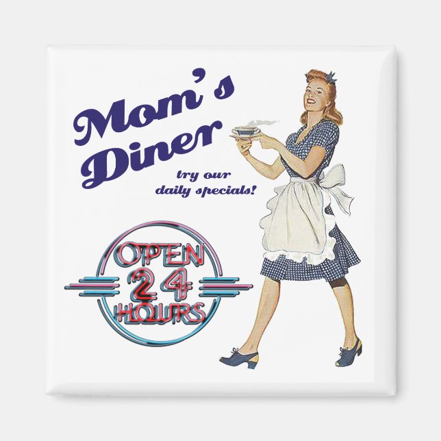 Mum's Diner Magnet (Front)