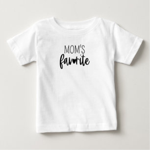Mum's Favourite, Family Shirt, Gift For Daughter, Baby T-Shirt