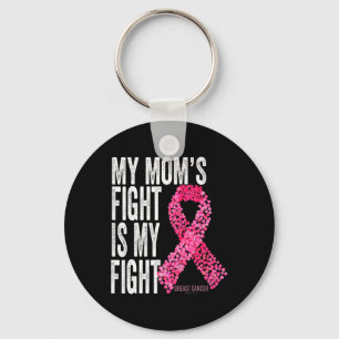 Mum's Fight Is My Fight Breast Cancer Awareness Gi Key Ring