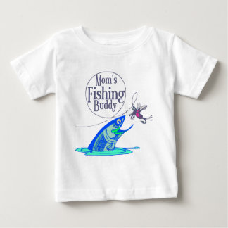 Mum's Fishing Buddy Baby T-Shirt
