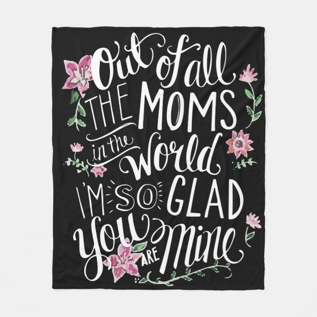 Mum's Floral Garden Blanket (Front)