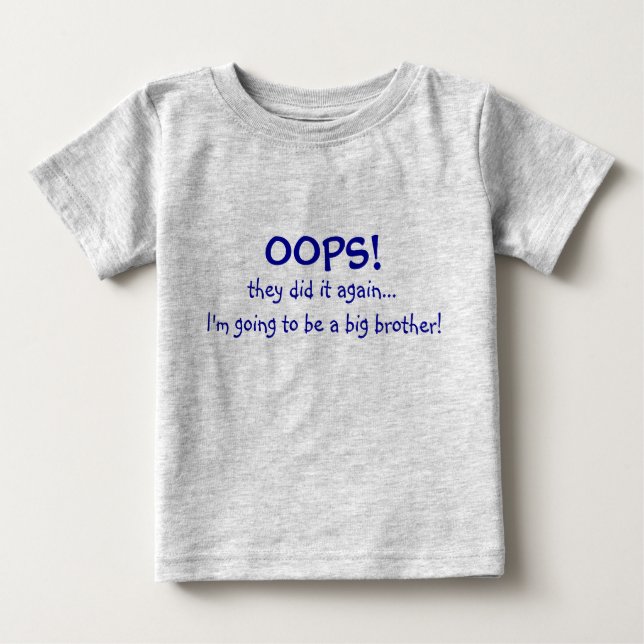 Mum's Having a Baby-Big Brother Baby T-Shirt (Front)
