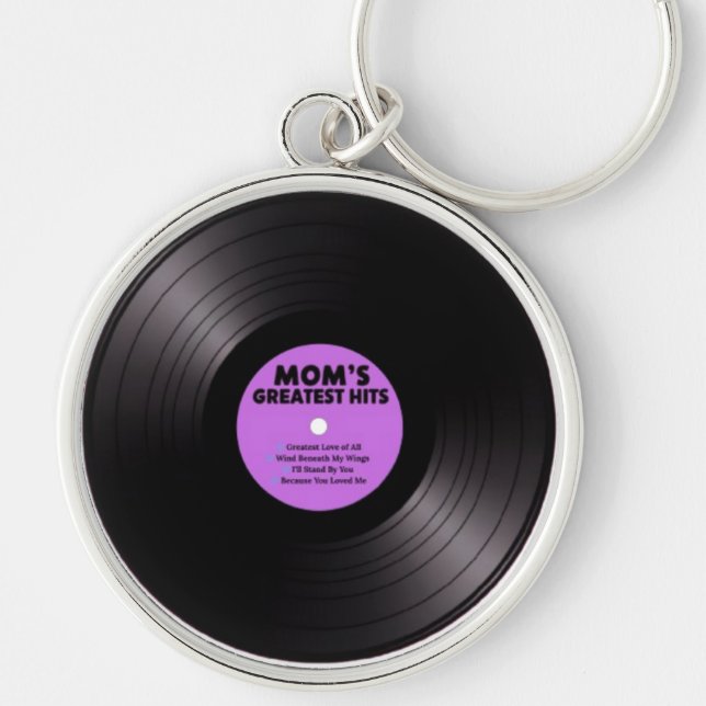 Mum's Hits Keychain  (Front)